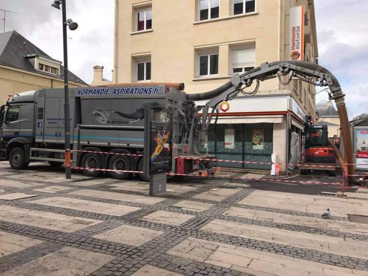 Camion aspirateur Caen